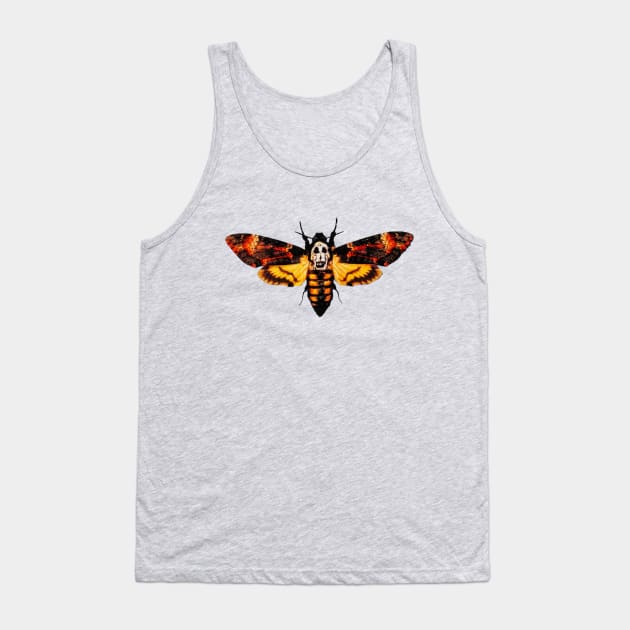 Silence of the Lambs Death’s Head Moth Tank Top by Stefan Balaz Design